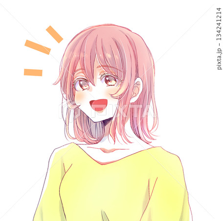 笑顔の女性 ふくよか 笑顔の女性 ふくよか 134241214