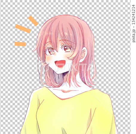 笑顔の女性 ふくよか 笑顔の女性 ふくよか 134241214