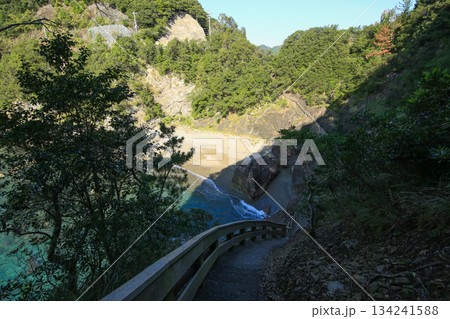 徳島県美波町　恵比須洞　遊歩道 134241588