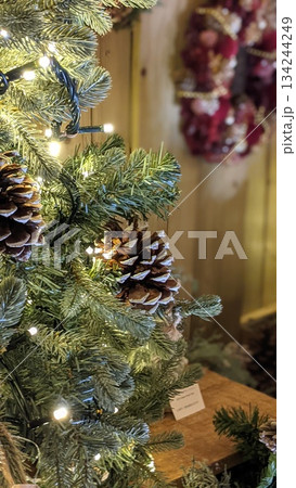 クリスマスツリーの飾り クリスマスツリーの飾り 134244249