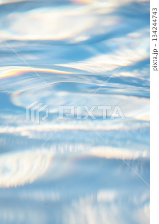 水面模様がつくる夏色のイメージ 134244743