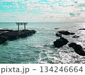 大洗神社・神磯の鳥居・海に浮かぶ鳥居 134246664