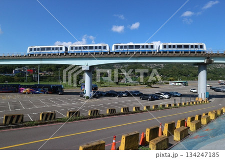 台北MRT文湖線の電車 台北MRT文湖線の電車 134247185