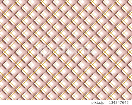 斜めチェック柄の背景素材 134247645