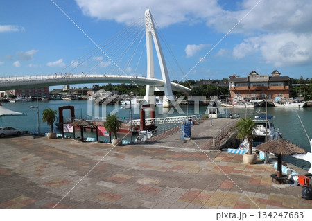 淡水漁人碼頭と情人橋 134247683