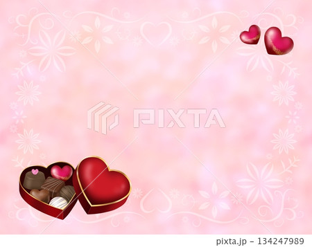 バレンタインの背景　B-2 134247989