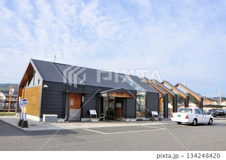 JR姫新線の勝間田駅 JR姫新線の勝間田駅 134248420