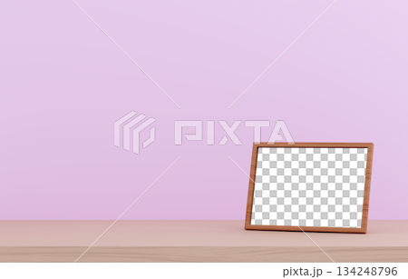 3D材質_相框_紫色背景 3D材質_相框_紫色背景 134248796