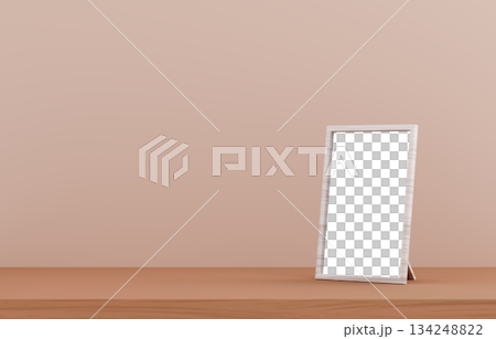 3D材質_相框_米色背景 3D材質_相框_米色背景 134248822