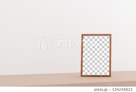3D材質_相框_白色背景 134248823