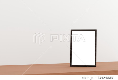 3D素材_写真立て_白背景 134248831