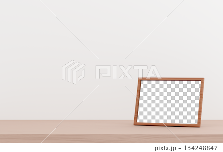 3D material_Photo frame_White background 134248847