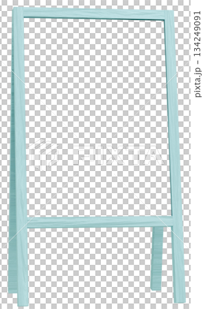3D Material_Frame_A_Signboard_Light Blue 134249091