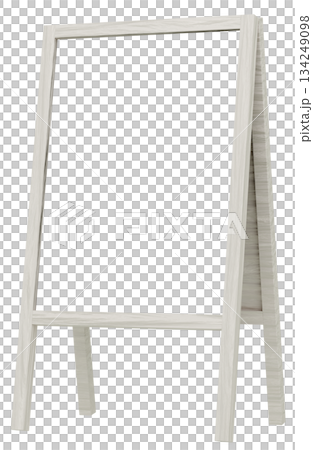 3D材質_框架_A_白色招牌 134249098