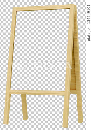 3D材質_框架_A_黃色標誌牌 134249101
