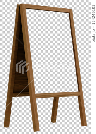 3D材質_框架_A_棕色招牌 134249103