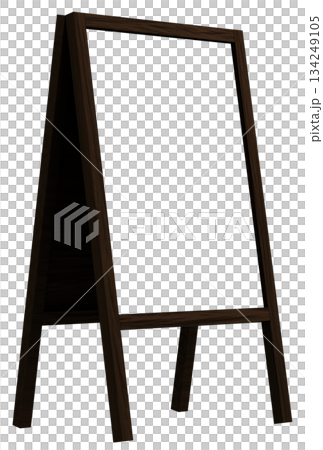 3D材質_框架_A_黑色招牌 134249105