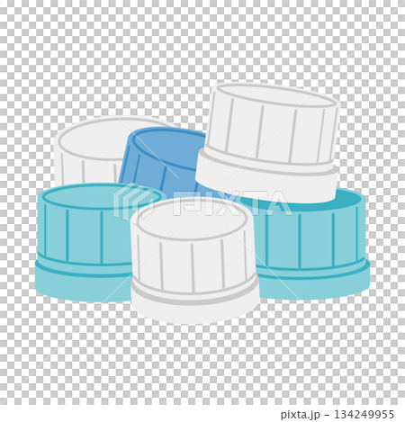 ペットボトルのキャップのイラスト 134249955