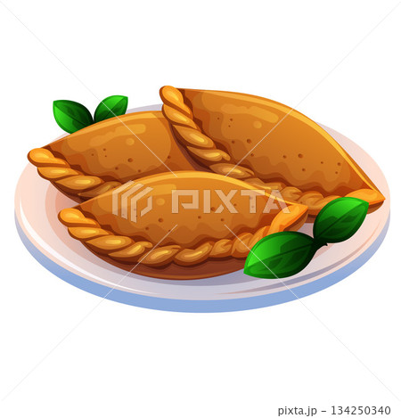 stuffed empanada pastel snack food stuffed empanada pastel snack food 134250340