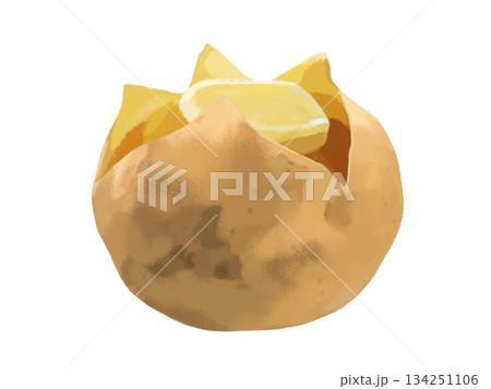 じゃがバター（皿なし） 134251106