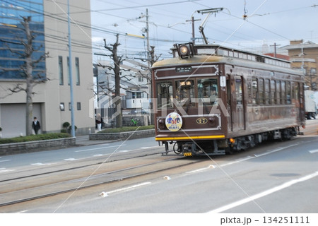 京を走る路面電車 京を走る路面電車 134251111