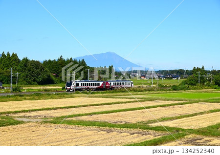 東北本線を走る観光列車ひなび 東北本線を走る観光列車ひなび 134252340