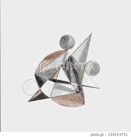 色鉛筆アート 色鉛筆アート 134253751