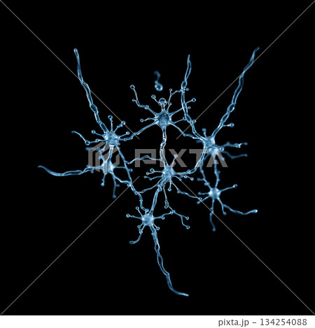 ニューロンの様に水が連なる 134254088