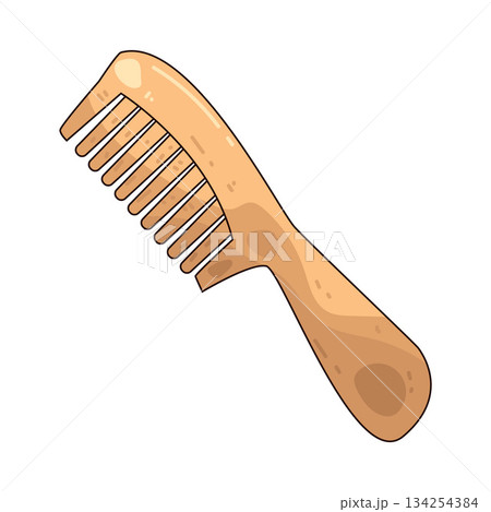 illustration of Comb 134254384