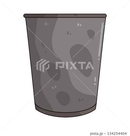 illustration of Trash Can 134254404