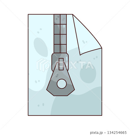 illustration of Compressed File illustration of Compressed File 134254665