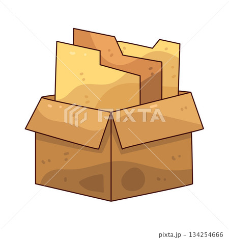 illustration of Archive Folder illustration of Archive Folder 134254666