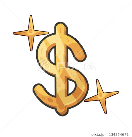 illustration of Dollar Sign illustration of Dollar Sign 134254671