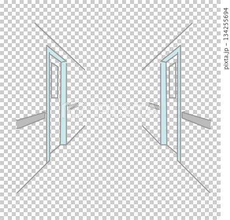 醫院走廊/病房通道（背景素材） 134255694
