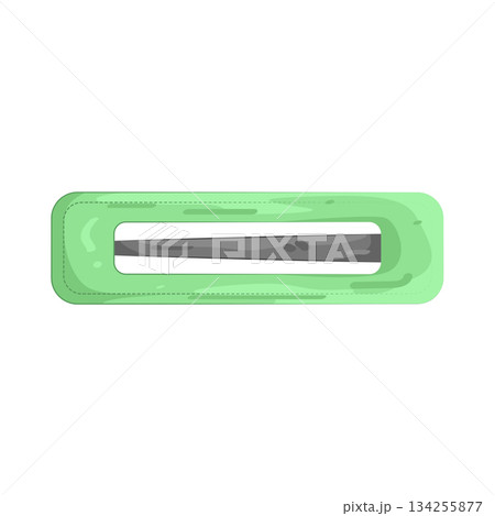 Illustration of hair clip  134255877