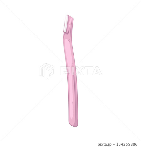 Illustration of eyebrow razor Illustration of eyebrow razor 134255886