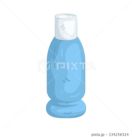 Illustration of hand sanitizer bottle  134256324