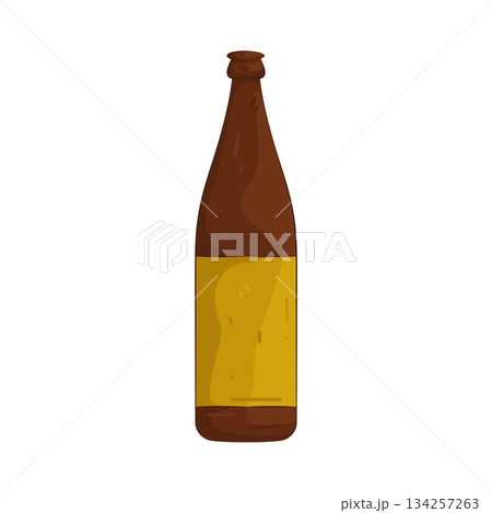 Illustration of alcohol bottle Illustration of alcohol bottle 134257263