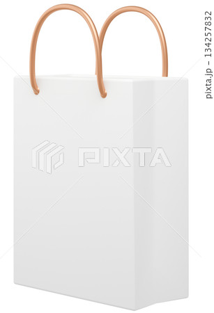 3D素材_紙袋_白 134257832