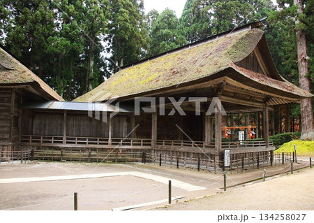【岩手県】中尊寺 野外能楽殿 【岩手県】中尊寺 野外能楽殿 134258027
