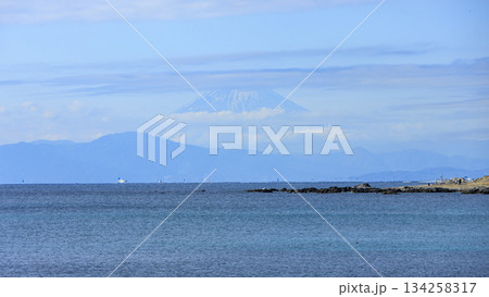和田長浜の冬 134258317