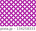 七宝文様の背景イラスト　紫 134258333