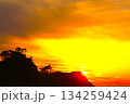 日本一の堂ヶ島の夕日 134259424