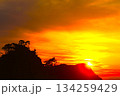 日本一の堂ヶ島の夕日 134259429