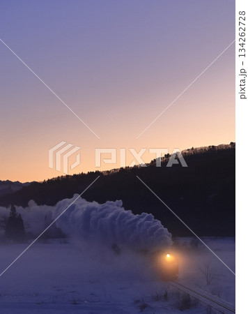 雪景色の磐越西線SL 134262728