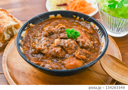 手作り牛すじカレー 134263349