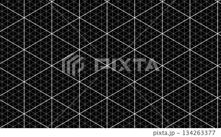 Isometric grid pattern Isometric grid pattern 134263377