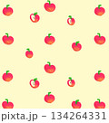 かわいい人気背景テクスチャ【りんご】リバティ 柄  134264331