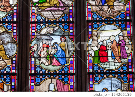 Saint Corentin cathedral, Quimper, finistere, brittany, france Saint Corentin cathedral, Quimper, finistere, brittany, france 134265159