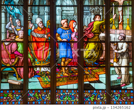 Saint Corentin cathedral, Quimper, finistere, brittany, france Saint Corentin cathedral, Quimper, finistere, brittany, france 134265162
